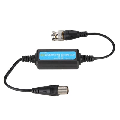 Balún Aislador de tierra, HD-TVI CVI AHD CVBS Balun de vídeo Coaxial BNC macho para cámara