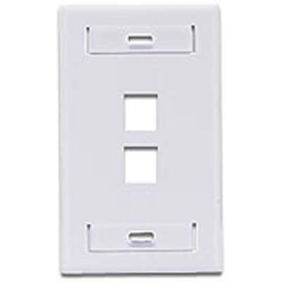 Faceplate Doble 02 Blanco1