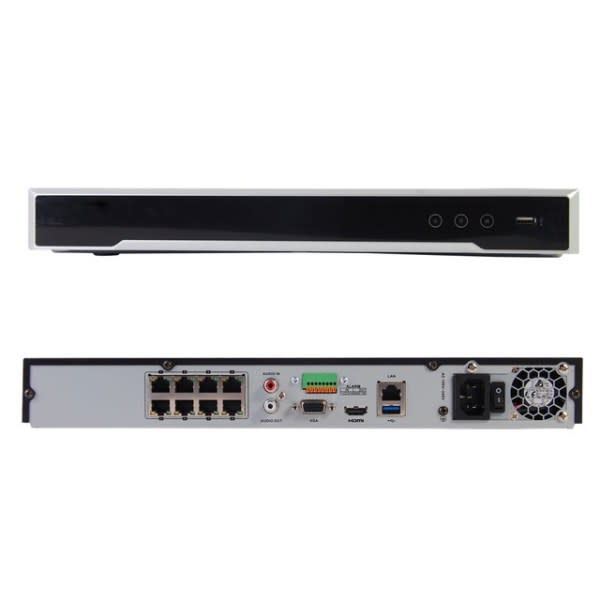 NVR POE 8CH 4K HIKVISION, DS-7608NI-K1/8P (B)2