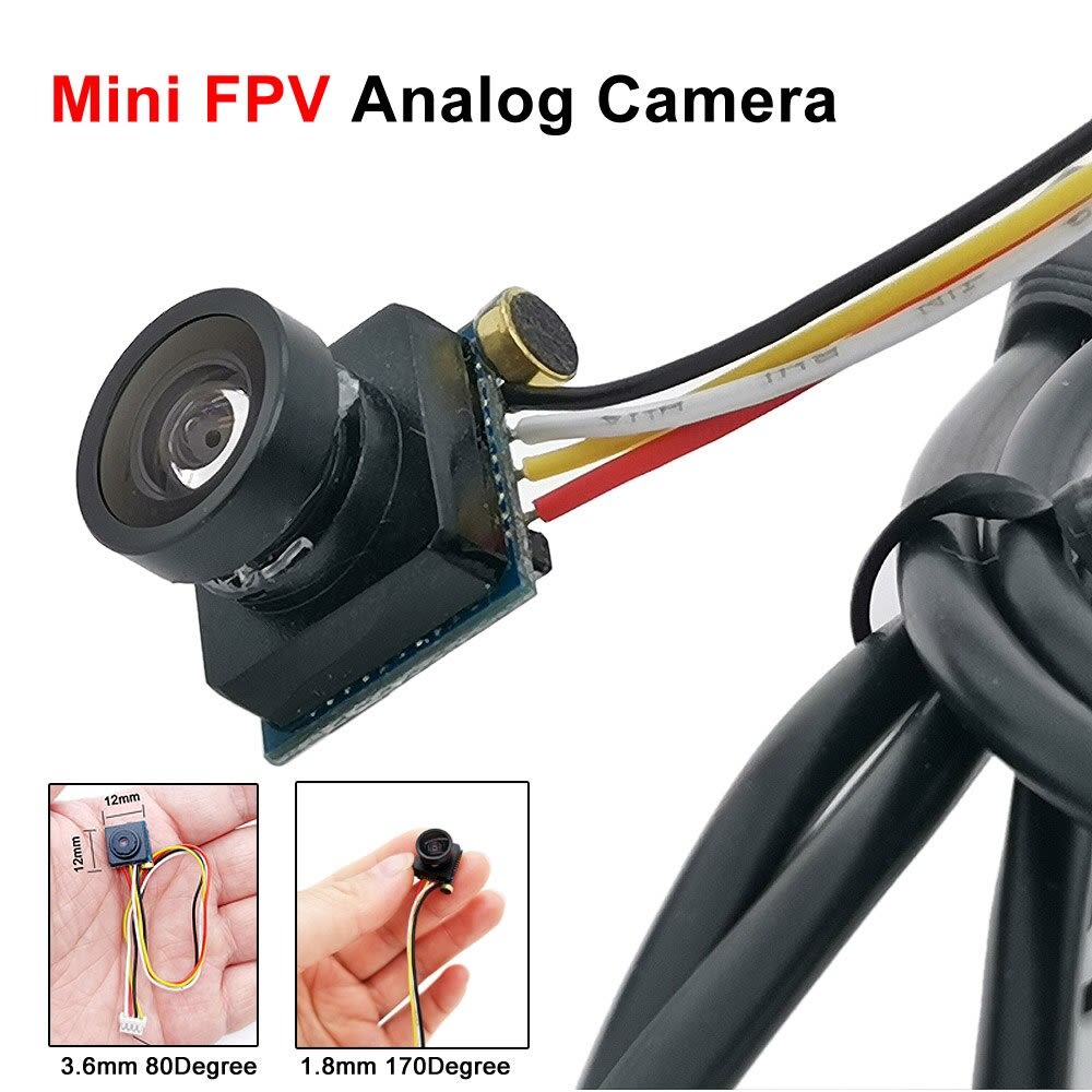 Cámara espía analógica 1,8mm, lente gran angular 170º de 12x12mm seguridad2