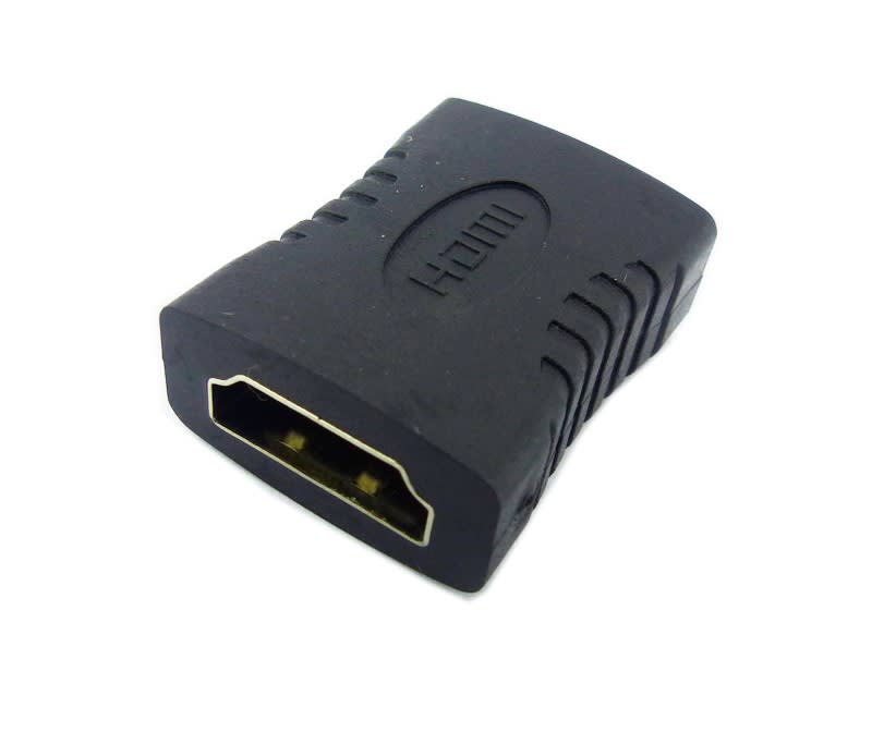 Copla HDMI Hembra-Hembra. Plastico, En Bolsa. 0