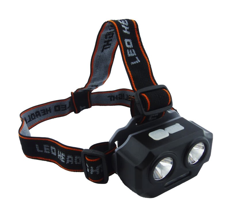 Linterna Tipo Minero 2 LED + 1 Modelo SQ-803 Recargable/ USB 0