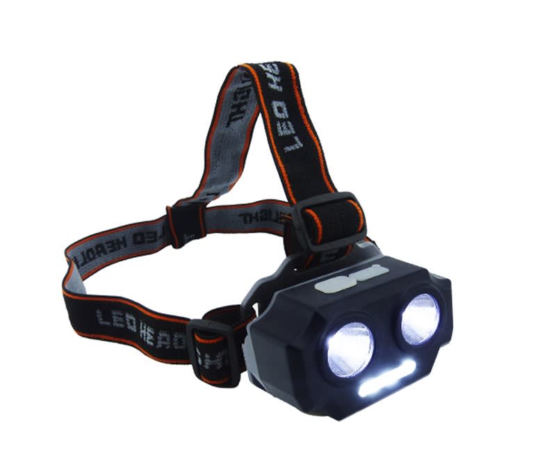 Linterna Tipo Minero 2 LED + 1 Modelo SQ-803 Recargable/ USB2