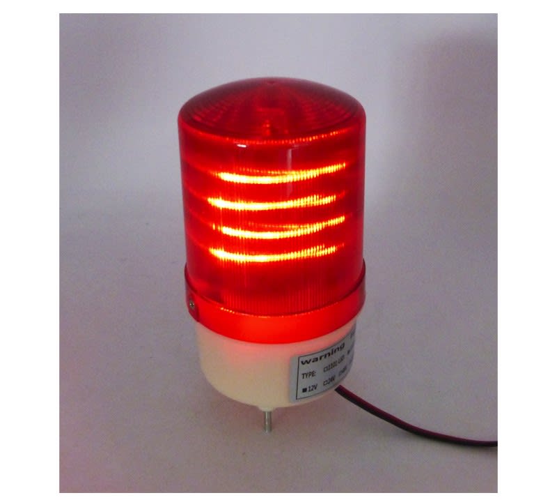 Baliza Strobo De 16 LED Grande Con Sirena Color Rojo.3