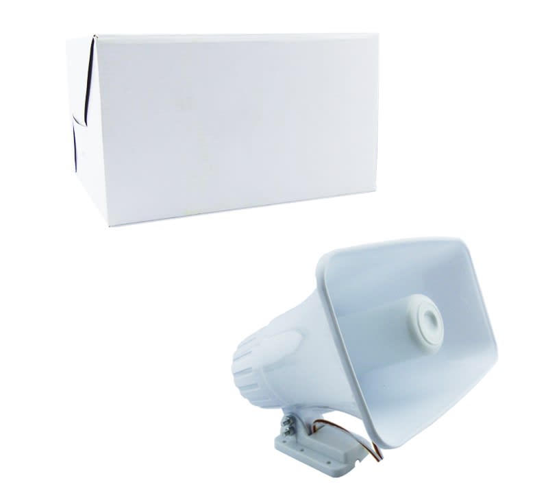 Sirena Dos Tonos de 40Watt a 12 Volt Blanca.3