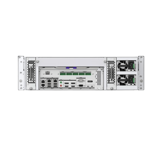 NVR 32mp 8K, 256 ch IP, 24 Bahías de Disco Duro, 4 Puertos, RAID Fuente Redundante alto rendimiento2