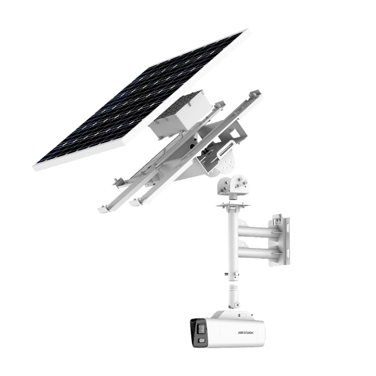 Cámara solar IP Bullet 4MP 4G motorizada varifocal 2.8 a 12mm IR 30 METROS IP66 DS-2XS6A46G1-IZS/C36S802