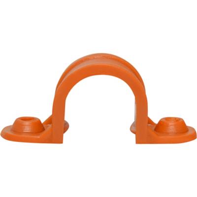Abrazadera  PVC para Tubo Naranja 16mm2