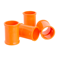 Union Copla PVC para Tubo Naranja 25mm2