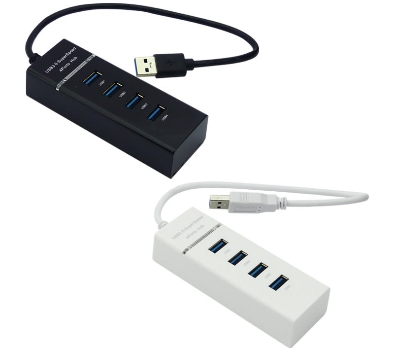 HUB 4 USB 3.0 Con Cable De 30Cm, 2 Colores. Con Luz. En Blister.2