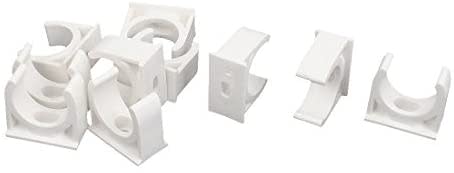 Abrazadera PVC para Tubo Blanco 25mm1