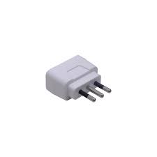Adaptador Blanco Chile16A-Hembra Chile10A-Macho Poder Nacional Certificado1