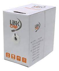Cable UTP cat5e Exterior Negro AWG25/0,45mm 305mt 100% cobre, LINKCHIP 0
