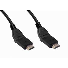 HDMI-M HDMI-M Cable Negro v1.4 300cm 30AWG, 3mt c/Bisagra1