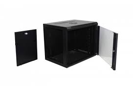 Rack 9U 45cm-Fondo Pared Negro INC-M6-2U3