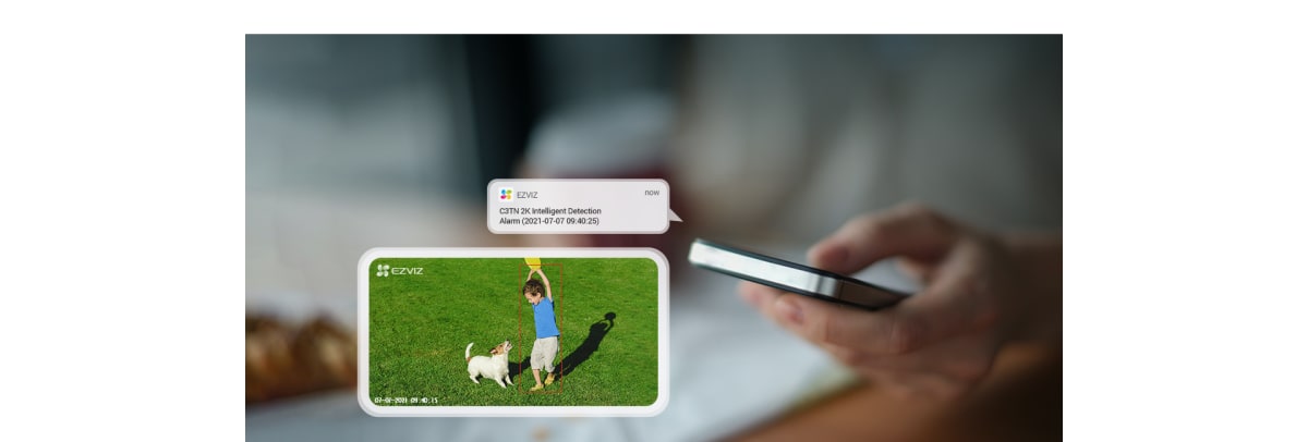 Camara WiFi 3MP OutPro C3TN 2K Husky CS-C3TN Ezviz6