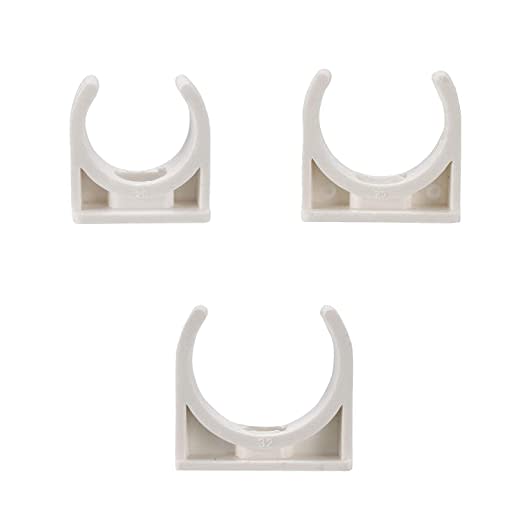 Abrazadera PVC para Tubo Blanco 16mm2