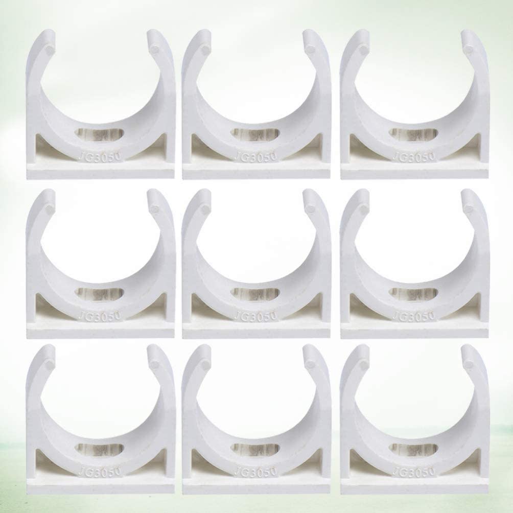 Abrazadera PVC para Tubo Blanco 20mm1