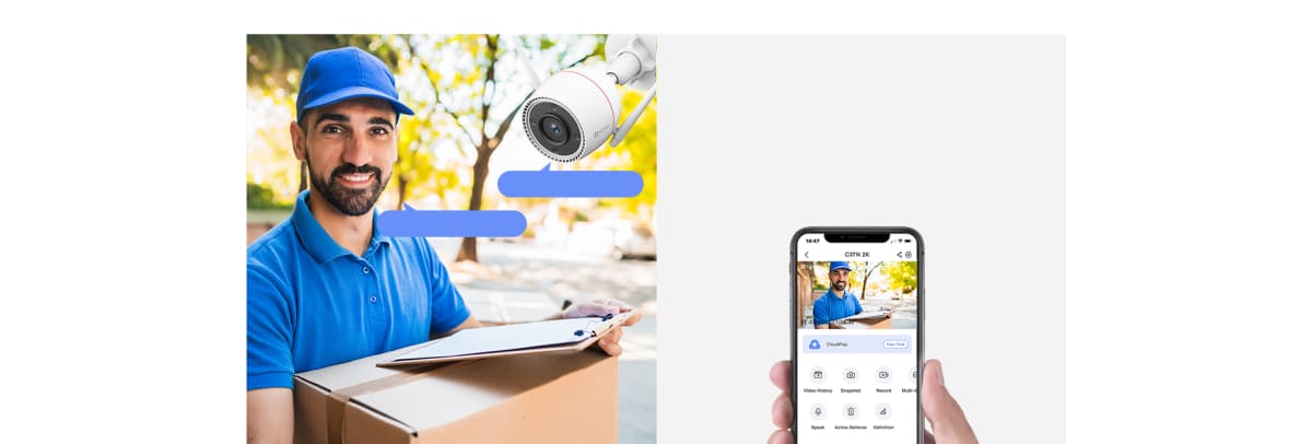 Camara WiFi 3MP OutPro C3TN 2K Husky CS-C3TN Ezviz10