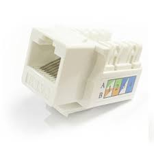 Modulo RJ45 CAT 5E Blanco, para cable sólido y multifilar de 23-26 AWG. 0