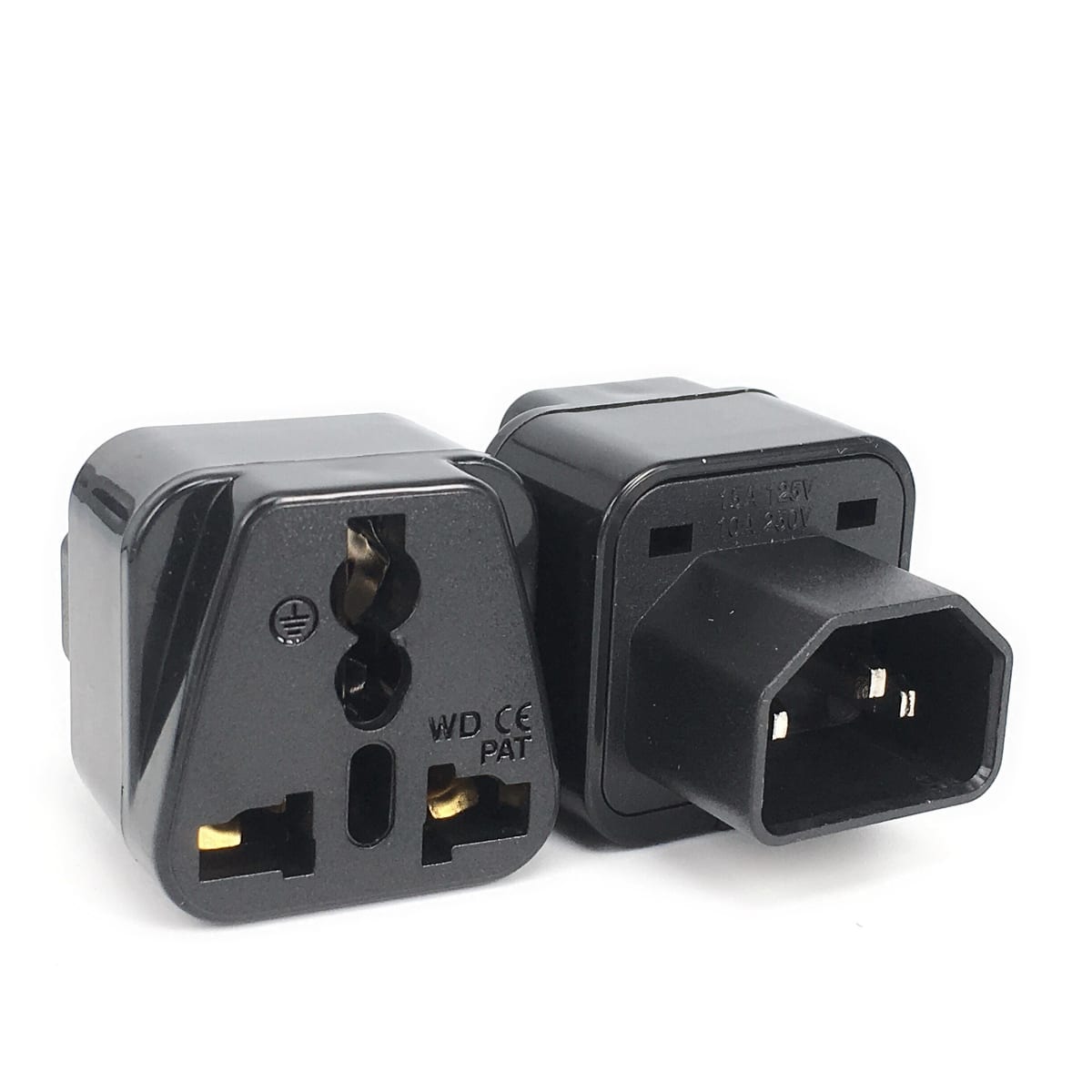 Adaptador de corriente PDU, UPS alta calidad IEC 320 C14 macho a C13 hembra 10A2