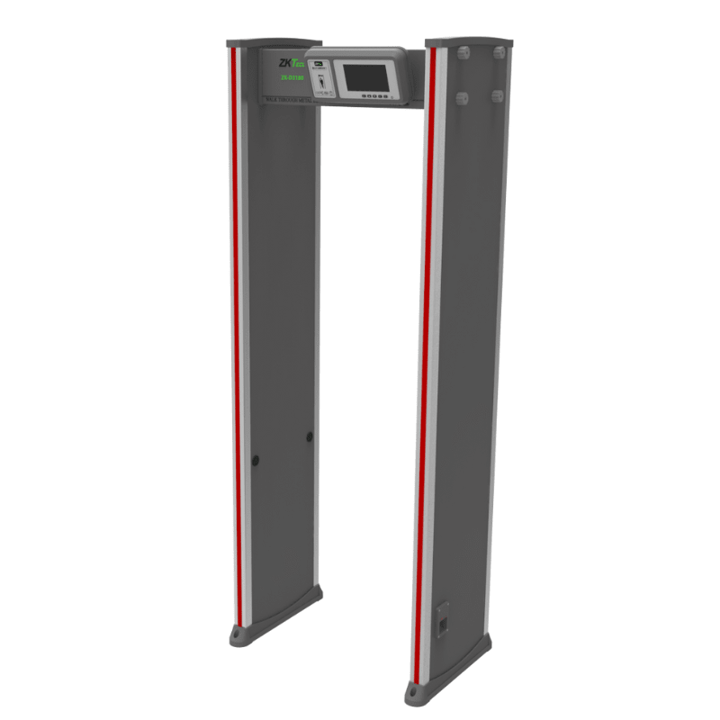 Pórtico Arco Detector de Metales- 18 Zonas, LED, Control Remoto e Indicadores Visuales ZKTeco2
