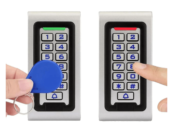 Control de Acceso RFID con teclado metálico, tarjeta de proximidad de 26 salidas, 2000 usuarios.2