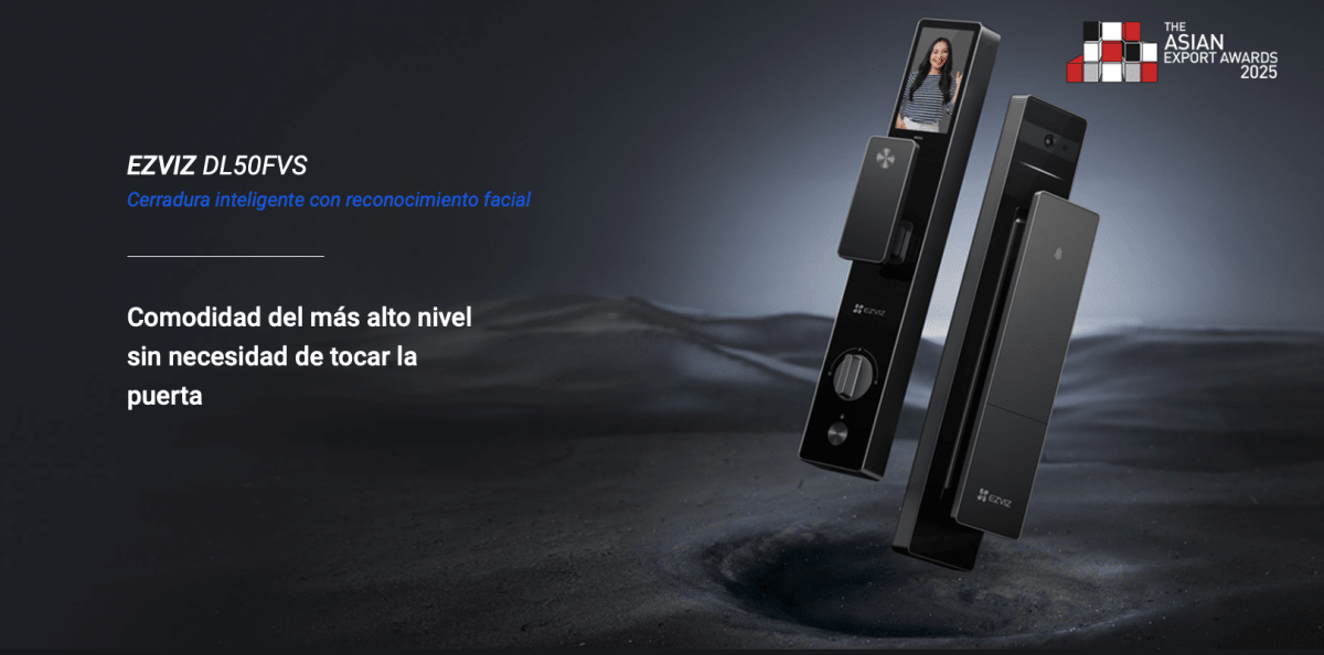 Cerradura Inteligente con Reconocimiento Facial Gris CS-DL50FVS (WBP,GR) Ezviz6