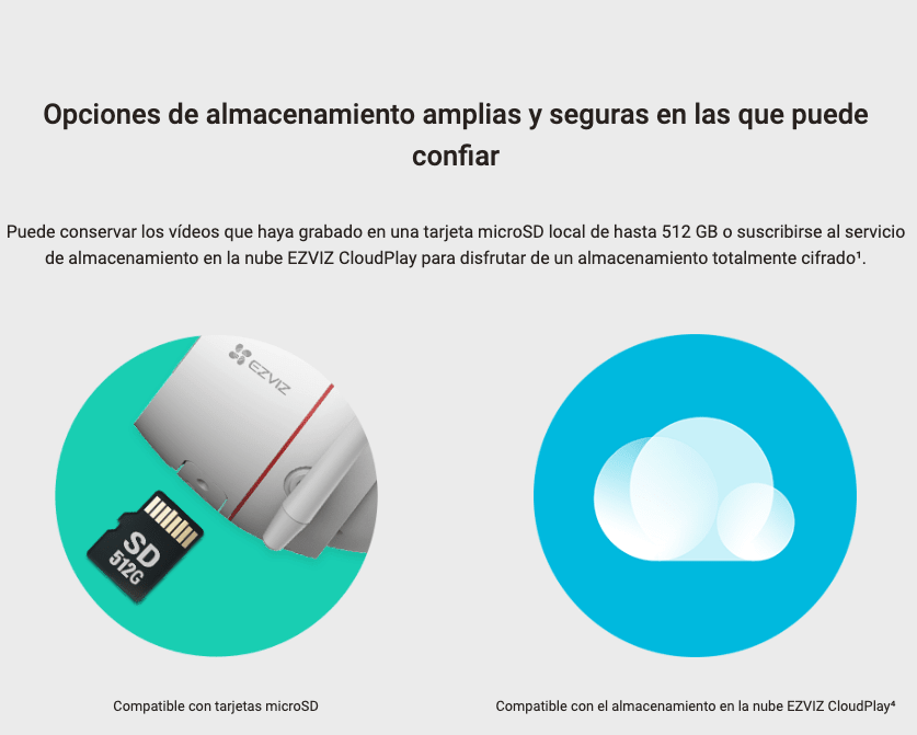 Camara WiFi 3K H3C IR 30m ColorNIGHT Detec personas IA Strobo Exterior, lente 2,8mm11