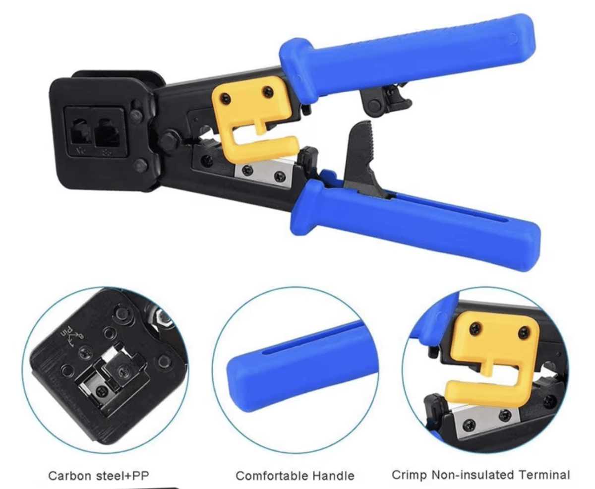 Herramienta Crimpeadora EZ para RJ45, RJ12 Pass Through4