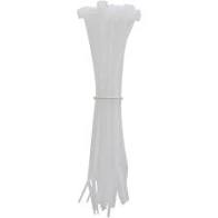 Amarra Plástica blanca, bridas de autobloqueo, 1.000 un., 3mm x 150mm.2