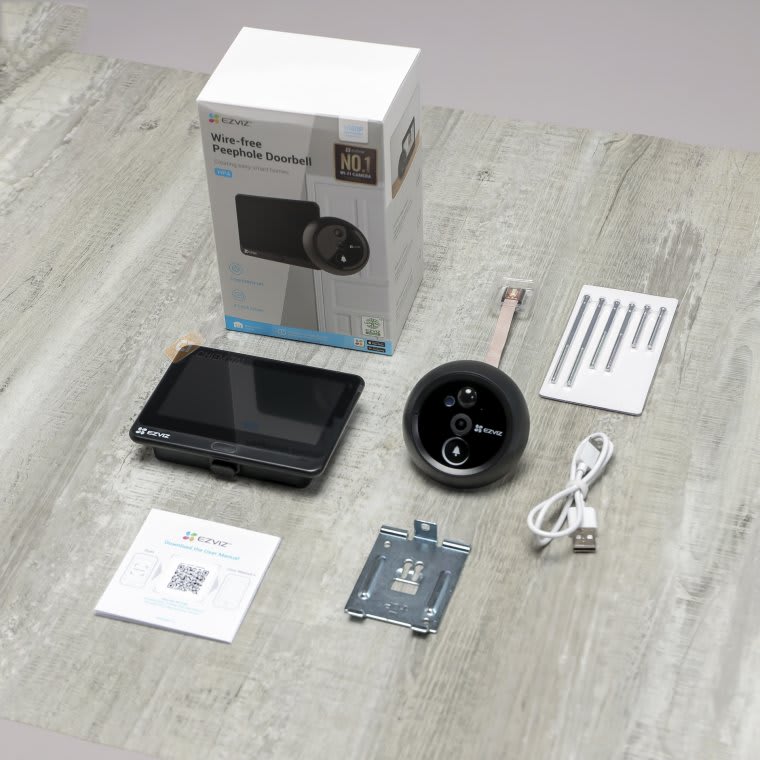 Timbre Inteligente 2MP Inalambrico con Bateria CS-HP4-R100-6E2WPFBS Ezviz2