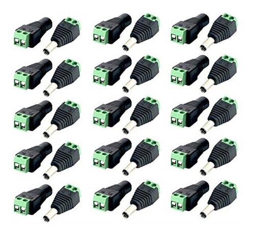 KIT Juegos de Conectores DC Macho/hembra Jack 100 unidades 2