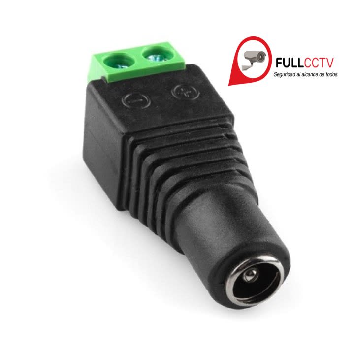 Conector DC Jack Hembra para CCTV  0