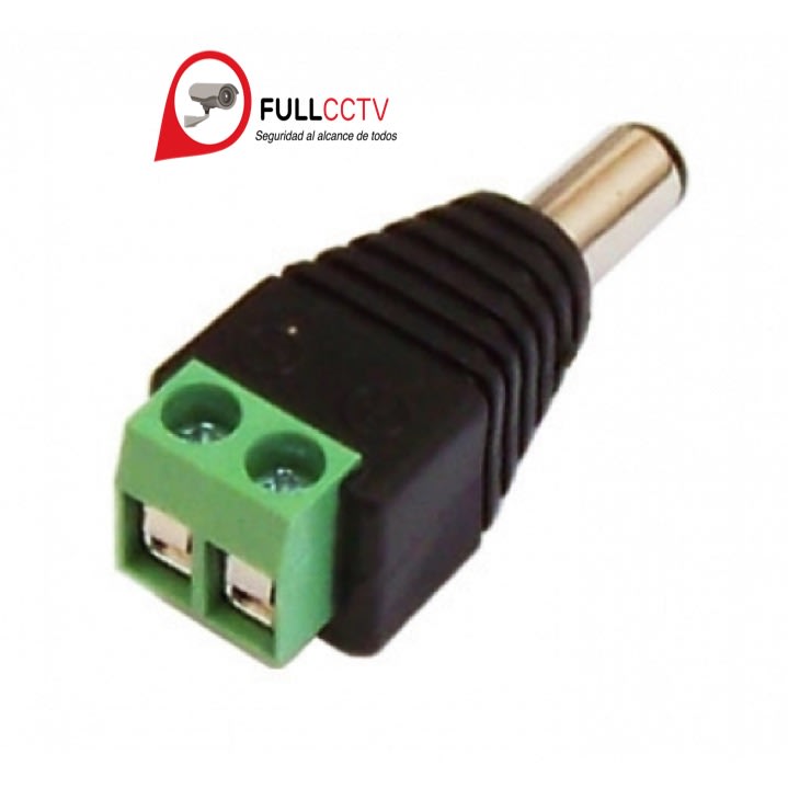 Conector DC Jack Macho para CCTV 0