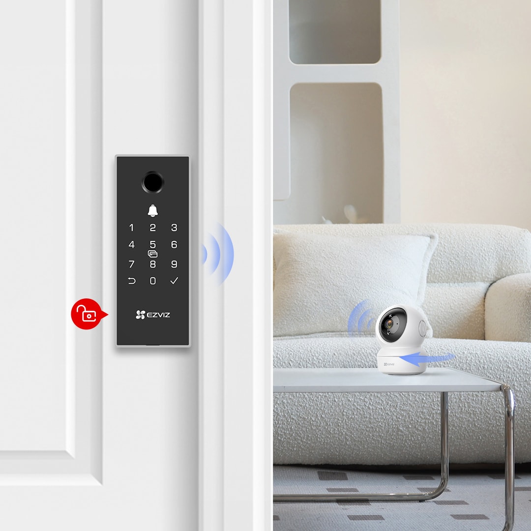 Cerradura inteligente DL03 Pro Huella WiFi APP Ezviz2