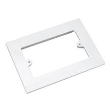 Portamodulo Universal Bajo Blanco inc-2-Tornillos1