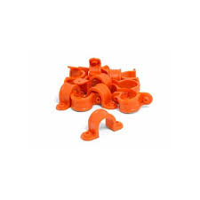 Abrazadera PVC para Tubo Naranja 25mm2