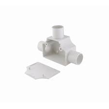 Tee con Tapa para Tubo PVC Blanco Derivacion en T. 25mm2