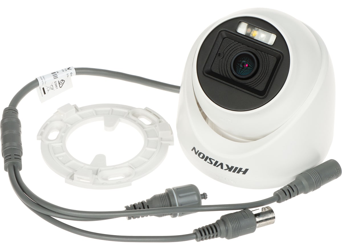 Turret 2MP IR20M Audio luz blanca DS-2CE76D0T-LPFS 2.8mm Hikvision2