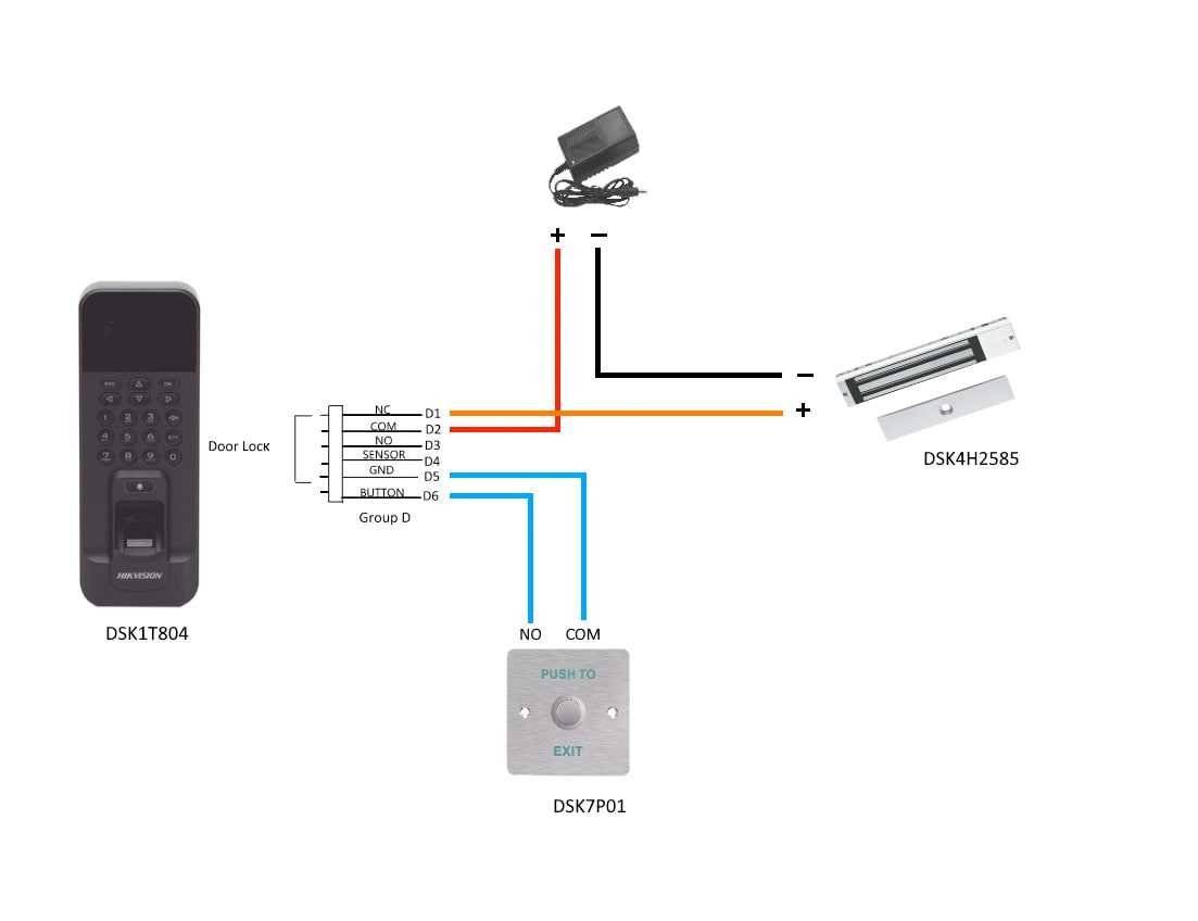 KIT Control De Acceso Compatible Con APP DS-KAS261 Hikvision3