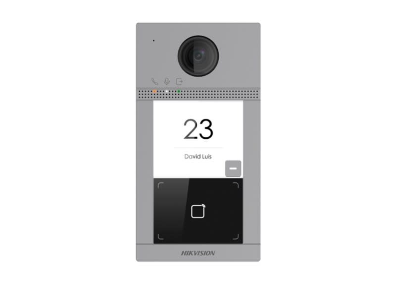 Placa De Calle IP 2MP WiFi Web Lector PoE DS-KV8113-WME1(C) Hikvision 0