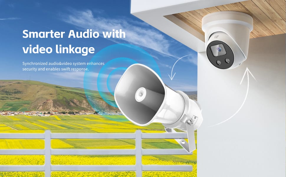 Bocina Altavoz IP 7W para Broadcast con audio bidireccional Hikvision 0