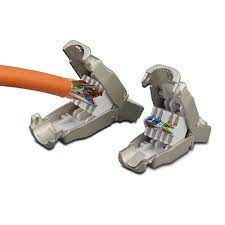 Conector Rj45 CAT6A macho para cables blindados MPTL RJ45 FTP Unifilar/Multifilar, Trimerx3