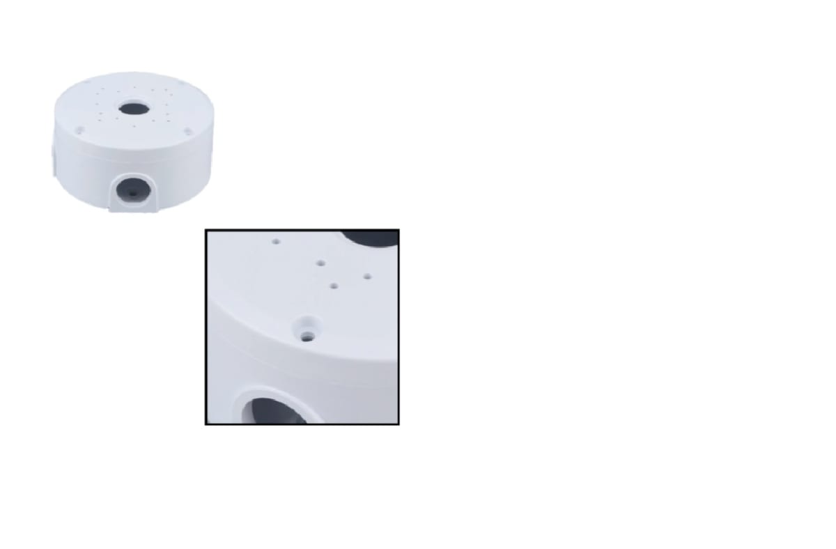 Caja de Empalmes y Conexiones para Cámara de Vigilancia en PVC3