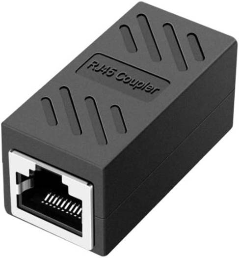 Union copla Conector blindado RJ45 extensor de red Ethernet CAT6 9