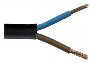 Cable Eléctrico Cordón HO5VVF 2x1.5 mm negro Rollo 100 mt.1