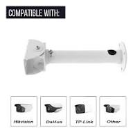 Soporte para cámara Vigilancia o Balizas o Sirenas, para Domo o Fijas, blanco. 0