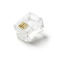 Conector Cristal Telefónico RJ11 3