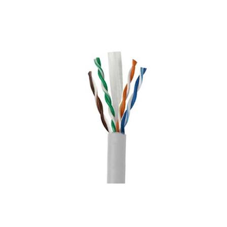 Cable UTP, cat6, 4 pares, 25AWG GRIS 305 mts. 0.48mm CCA2
